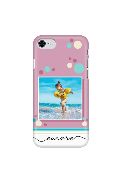 APPLE - iPhone 8 - 3D Snap Case - Cute Dots Photo Case