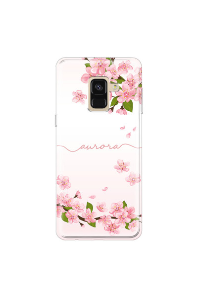 SAMSUNG - Galaxy A8 - Soft Clear Case - Sakura Handwritten