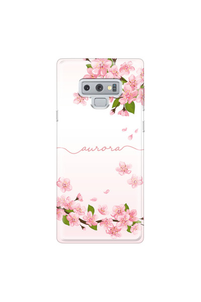 SAMSUNG - Galaxy Note 9 - Soft Clear Case - Sakura Handwritten