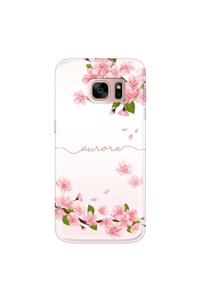 SAMSUNG - Galaxy S7 - Soft Clear Case - Sakura Handwritten