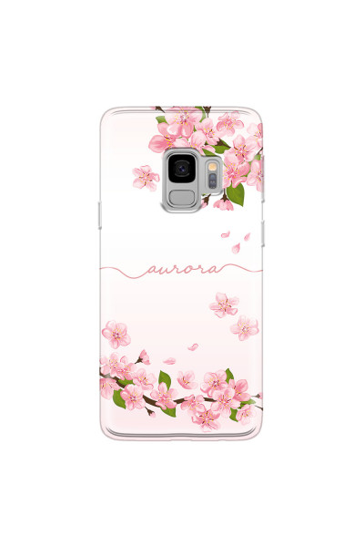 SAMSUNG - Galaxy S9 - Soft Clear Case - Sakura Handwritten