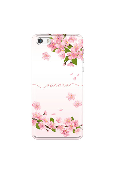 APPLE - iPhone 5S - Soft Clear Case - Sakura Handwritten