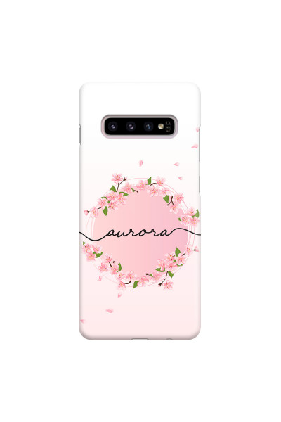 SAMSUNG - Galaxy S10 Plus - 3D Snap Case - Sakura Handwritten Circle