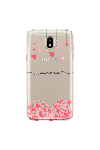 SAMSUNG - Galaxy J3 2017 - Soft Clear Case - Love Hearts Strings