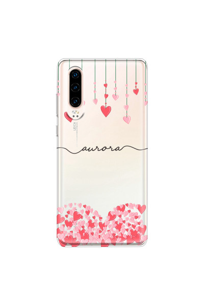 HUAWEI - P30 - Soft Clear Case - Love Hearts Strings