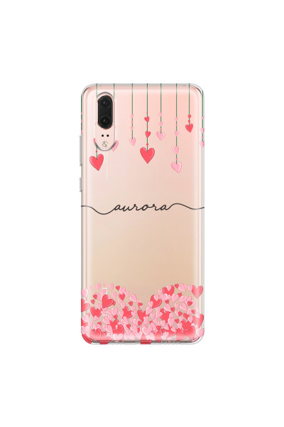 HUAWEI - P20 - Soft Clear Case - Love Hearts Strings