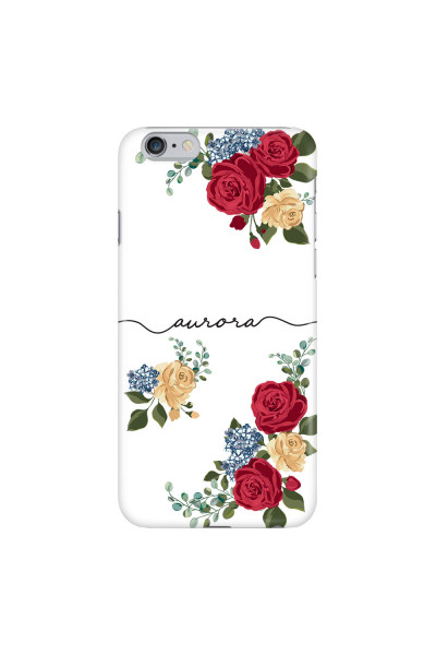 APPLE - iPhone 6S - 3D Snap Case - Red Floral Handwritten