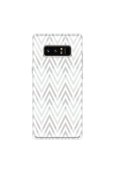 SAMSUNG - Galaxy Note 8 - Soft Clear Case - Zig Zag Patterns
