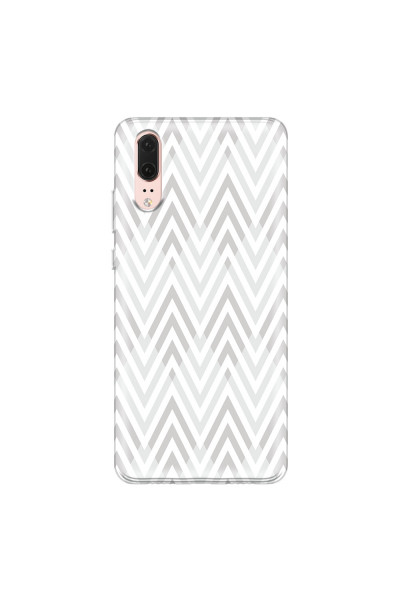 HUAWEI - P20 - Soft Clear Case - Zig Zag Patterns