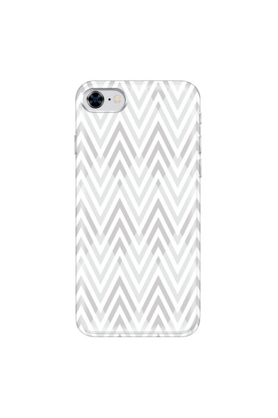 APPLE - iPhone 8 - Soft Clear Case - Zig Zag Patterns