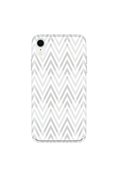 APPLE - iPhone XR - Soft Clear Case - Zig Zag Patterns