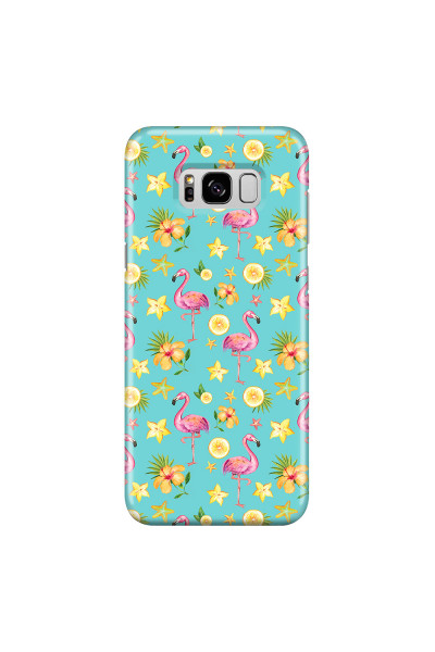 SAMSUNG - Galaxy S8 - 3D Snap Case - Tropical Flamingo I
