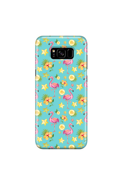 SAMSUNG - Galaxy S8 Plus - 3D Snap Case - Tropical Flamingo I