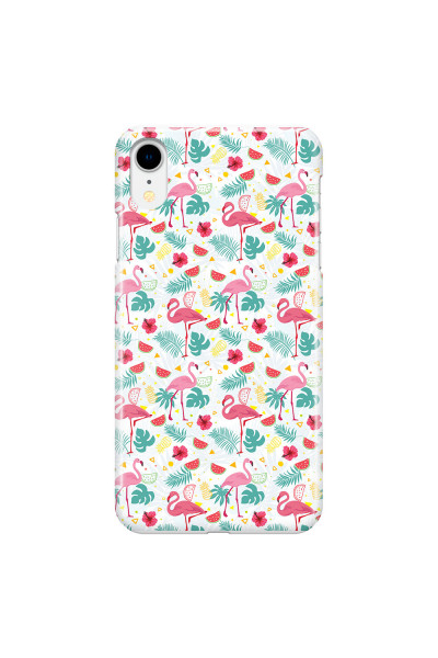 APPLE - iPhone XR - 3D Snap Case - Tropical Flamingo II