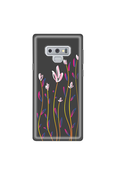 SAMSUNG - Galaxy Note 9 - Soft Clear Case - Pink Tulips