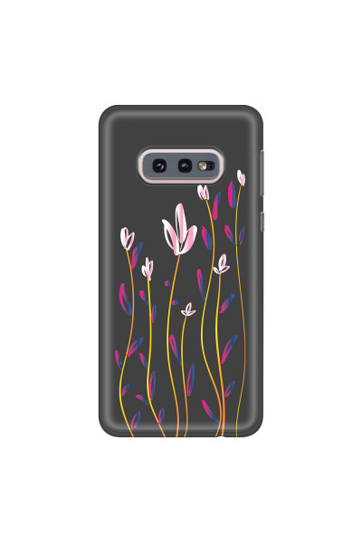 SAMSUNG - Galaxy S10e - Soft Clear Case - Pink Tulips