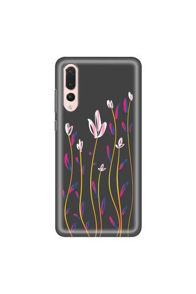 HUAWEI - P20 Pro - Soft Clear Case - Pink Tulips