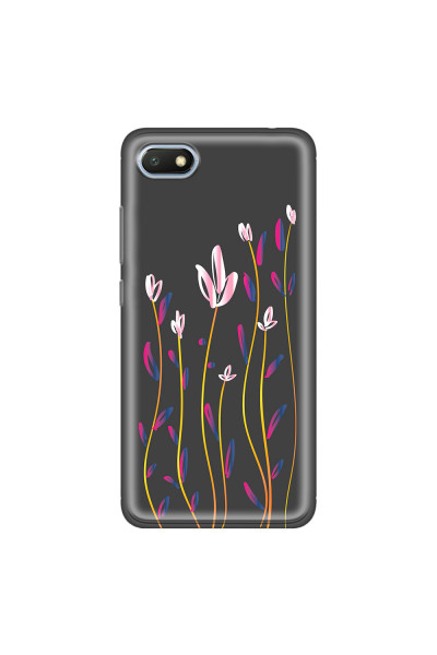 XIAOMI - Redmi 6A - Soft Clear Case - Pink Tulips
