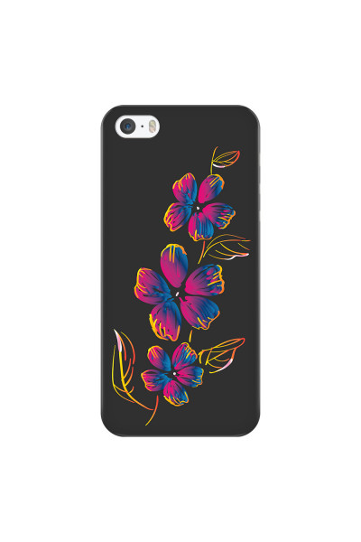 APPLE - iPhone 5S - 3D Snap Case - Spring Flowers In The Dark