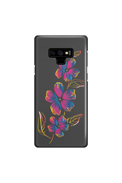 SAMSUNG - Galaxy Note 9 - 3D Snap Case - Spring Flowers In The Dark