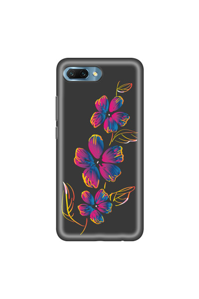 HONOR - Honor 10 - Soft Clear Case - Spring Flowers In The Dark