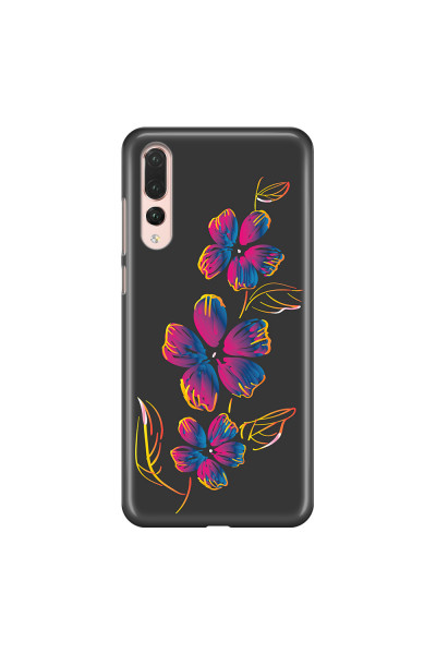 HUAWEI - P20 Pro - 3D Snap Case - Spring Flowers In The Dark