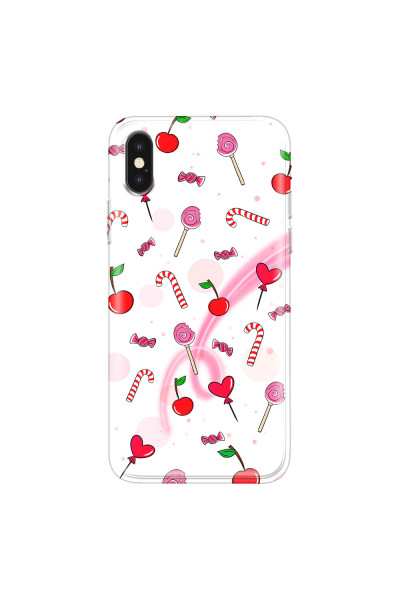 APPLE - iPhone XS Max - Soft Clear Case - Candy White