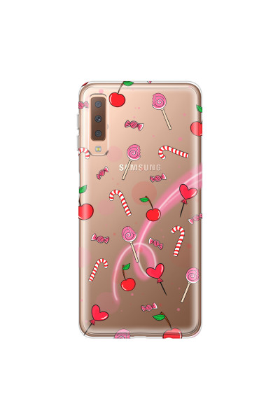 SAMSUNG - Galaxy A7 2018 - Soft Clear Case - Candy Clear