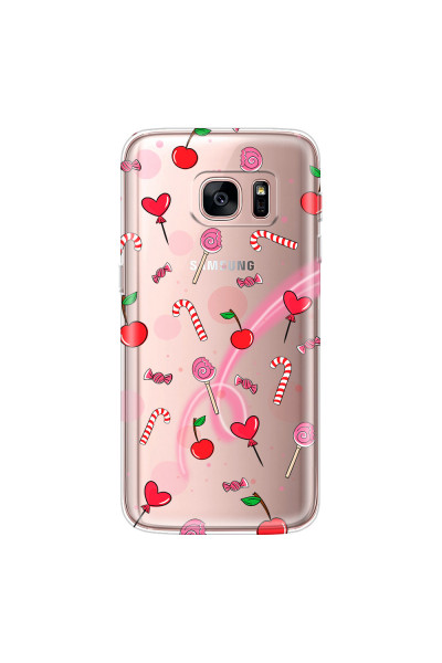 SAMSUNG - Galaxy S7 - Soft Clear Case - Candy Clear