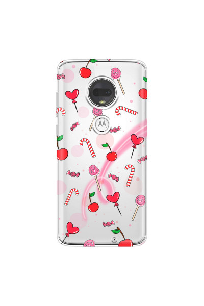 MOTOROLA by LENOVO - Moto G7 - Soft Clear Case - Candy Clear