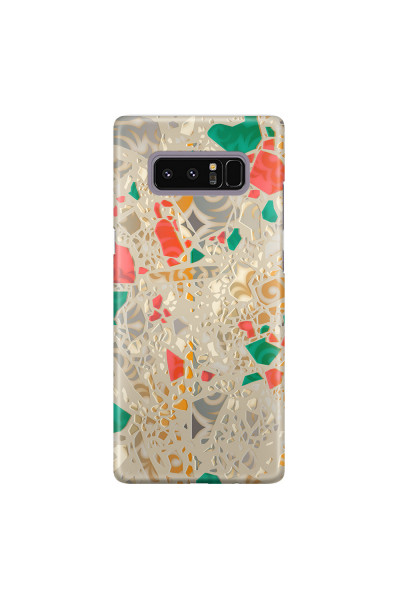 Shop by Style - Custom Photo Cases - SAMSUNG - Galaxy Note 8 - 3D Snap Case - Terrazzo Design Gold
