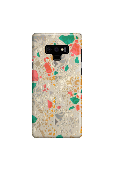 SAMSUNG - Galaxy Note 9 - 3D Snap Case - Terrazzo Design Gold