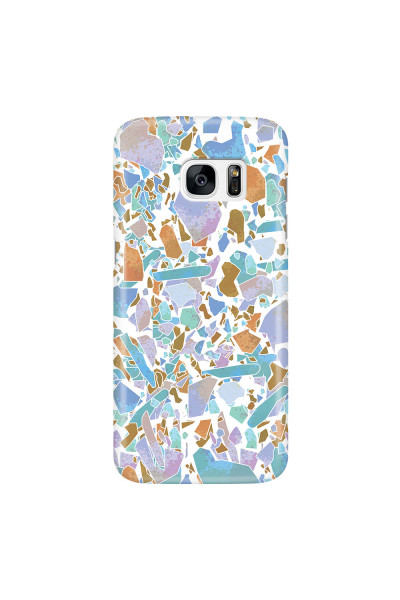 SAMSUNG - Galaxy S7 Edge - 3D Snap Case - Terrazzo Design VIII