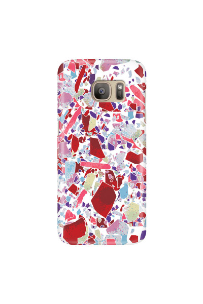 SAMSUNG - Galaxy S7 - 3D Snap Case - Terrazzo Design VI