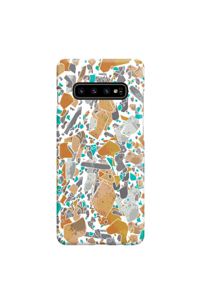 SAMSUNG - Galaxy S10 - 3D Snap Case - Terrazzo Design III