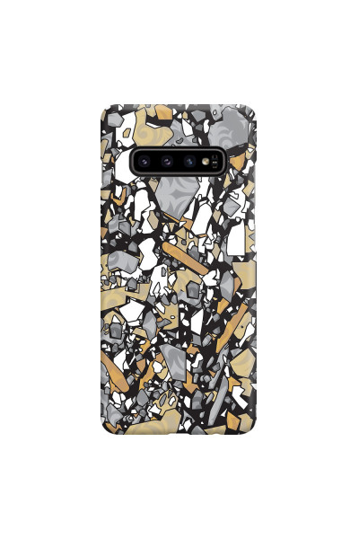 SAMSUNG - Galaxy S10 - 3D Snap Case - Terrazzo Design I