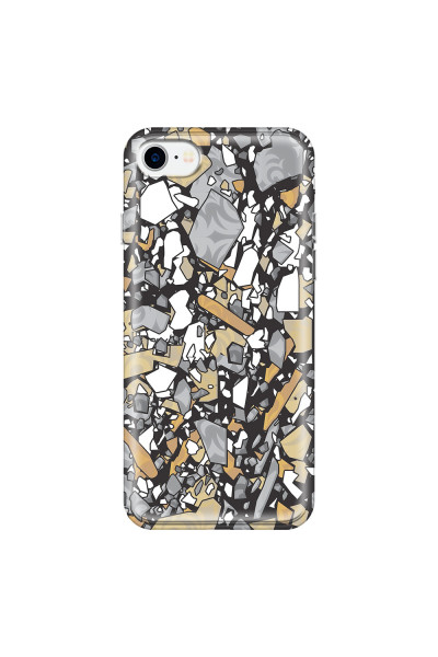 APPLE - iPhone 7 - Soft Clear Case - Terrazzo Design I