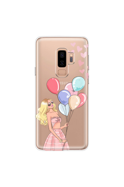 SAMSUNG - Galaxy S9 Plus - Soft Clear Case - Balloon Party