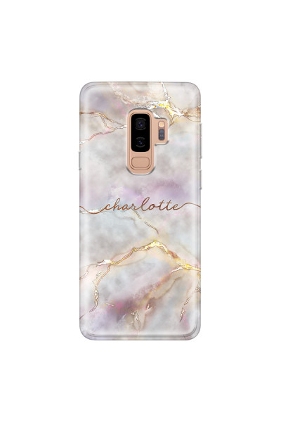 SAMSUNG - Galaxy S9 Plus - Soft Clear Case - Marble Rootage