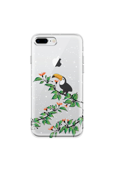 APPLE - iPhone 8 Plus - Soft Clear Case - Me, The Stars And Toucan