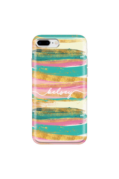 APPLE - iPhone 8 Plus - Soft Clear Case - Pastel Palette