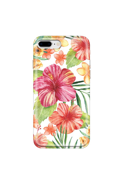 APPLE - iPhone 8 Plus - Soft Clear Case - Tropical Vibes