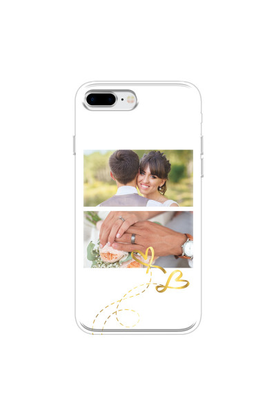 APPLE - iPhone 8 Plus - Soft Clear Case - Wedding Day
