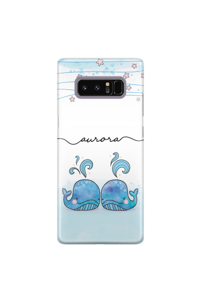 Shop by Style - Custom Photo Cases - SAMSUNG - Galaxy Note 8 - 3D Snap Case - Little Whales