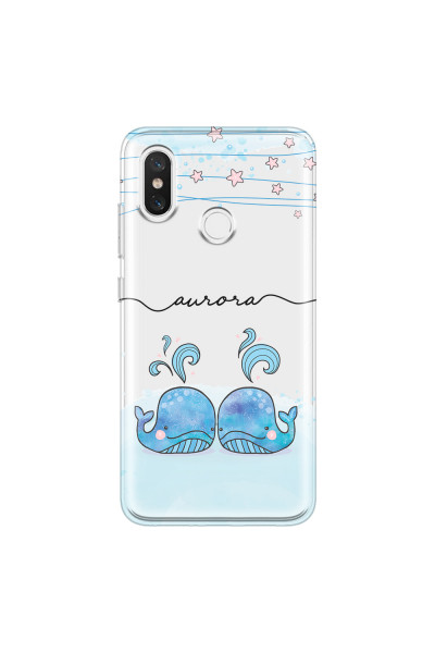 XIAOMI - Mi 8 - Soft Clear Case - Little Whales