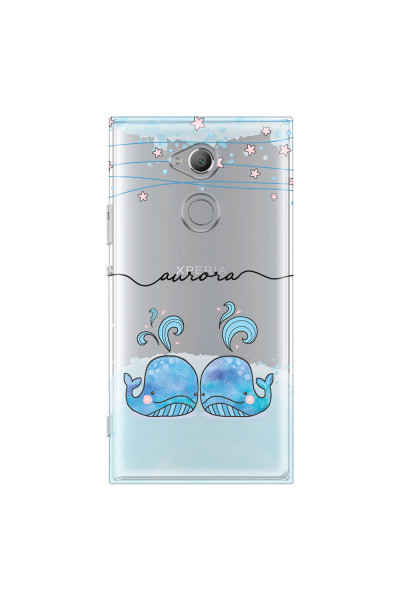 SONY - Sony XA2 Ultra - Soft Clear Case - Little Whales