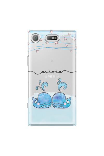 SONY - Sony XZ1 Compact - Soft Clear Case - Little Whales