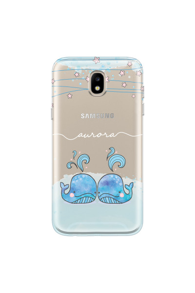 SAMSUNG - Galaxy J5 2017 - Soft Clear Case - Little Whales White