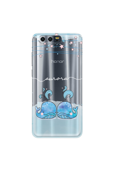 HONOR - Honor 9 - Soft Clear Case - Little Whales White