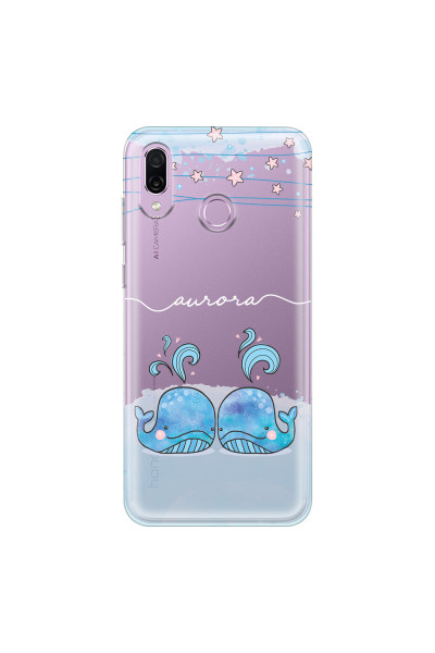HONOR - Honor Play - Soft Clear Case - Little Whales White